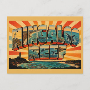 Carte Postale Récif de Ningaloo côte de corail d'Australie occid