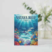 Carte Postale Récif de Sataya Egypte (Debout devant)