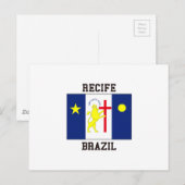 Carte Postale Recife Brésil (Devant / Derrière)
