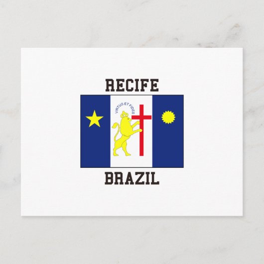 Carte Postale Recife Brésil (Devant)