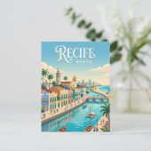 Carte Postale Recife, Brésil (Debout devant)