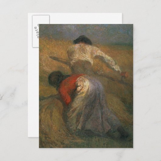 Carte Postale Récolte (Devant / Derrière)