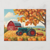 Carte Postale Récolte à la ferme (Devant)