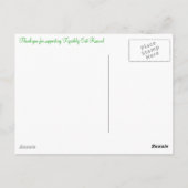 Carte Postale Récolte d'automne (Dos)