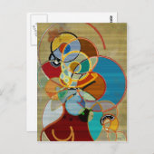 Carte Postale Récolte d'automne - Abstraite (Devant / Derrière)