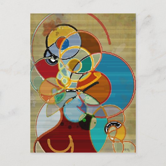 Carte Postale Récolte d'automne - Abstraite (Devant)