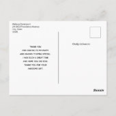 Carte Postale Récolte d'automne de la ferme de citrouilles Actio (Dos)