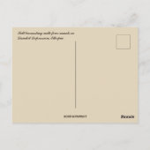 Carte Postale Récolte de sel avec quatre chameaux en Éthiopie (Dos)