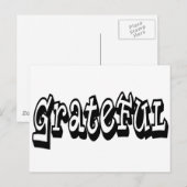 Carte Postale Reconnaissant (Devant / Derrière)