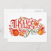 CARTE POSTALE RECONNAISSANT ENVERS VOUS (Devant / Derrière)