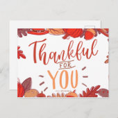 Carte Postale Reconnaissant pour vous (Devant / Derrière)