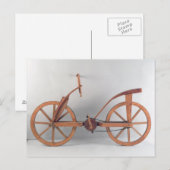 Carte Postale Reconstruction de la conception de da Vinci (Devant / Derrière)