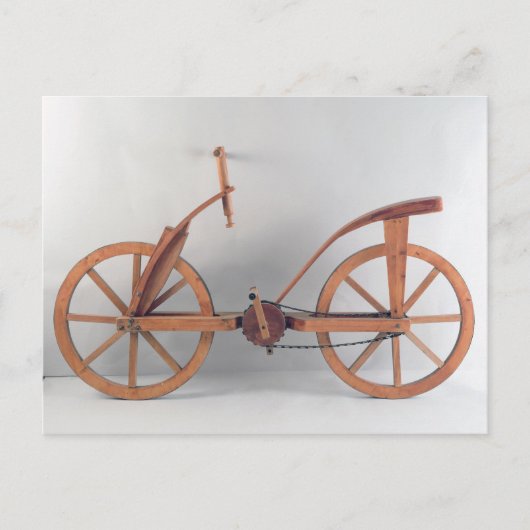 Carte Postale Reconstruction de la conception de da Vinci (Devant)