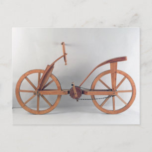 Carte Postale Reconstruction de la conception de da Vinci