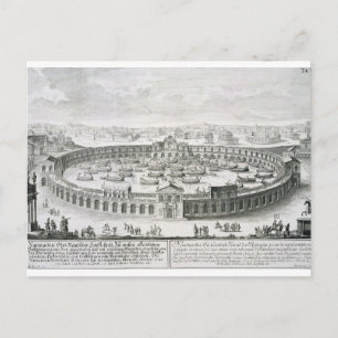 Carte Postale Reconstruction d'une bataille navale romaine, depu