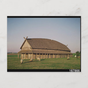 Carte Postale Reconstruction d'une maison viking du XIe siècle