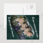 Carte postale Recrutement 2ème guerre mondiale (Devant / Derrière)