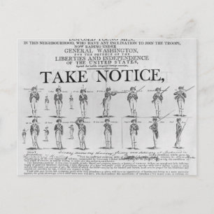 Carte Postale Recrutement de l'armée américaine montrant divers