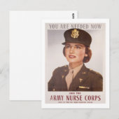 Carte Postale Recrutement de l'Armée de terre (Devant / Derrière)