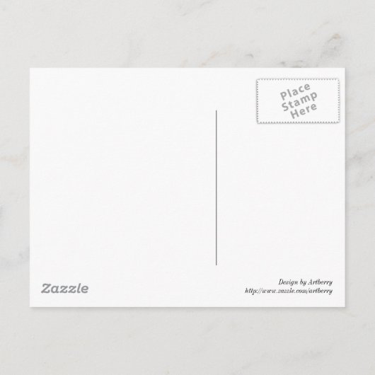 Carte Postale Rectangles colorées (Dos)