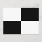 Carte postale Rectangles noir et blanc (Devant)