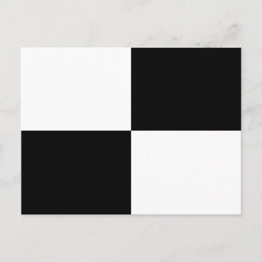 Carte postale Rectangles noir et blanc (Devant)