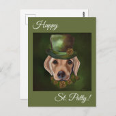 CARTE POSTALE RÉCUPÉRATION DE LABRADOR (Devant / Derrière)