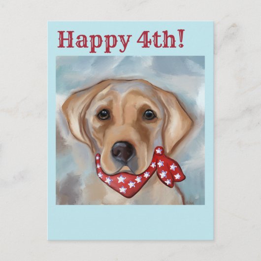 CARTE POSTALE RÉCUPÉRATION DE LABRADOR (Devant)