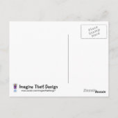 Carte postale Récupérer la bibliothèque (Dos)