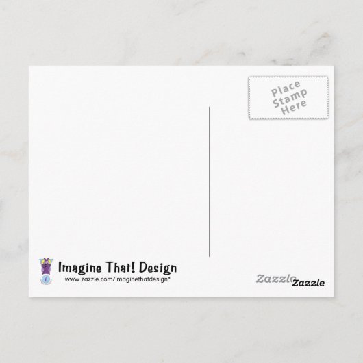 Carte postale Récupérer la bibliothèque (Dos)