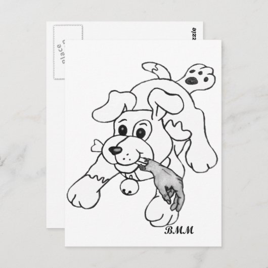 Carte Postale Récupérer un garçon (Devant / Derrière)