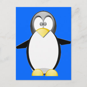 Carte Postale Récupérer Un Penquin
