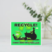 CARTE POSTALE RECYCLE ! (Debout devant)