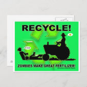 CARTE POSTALE RECYCLE ! (Devant / Derrière)