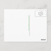 Carte Postale recycler (Dos)