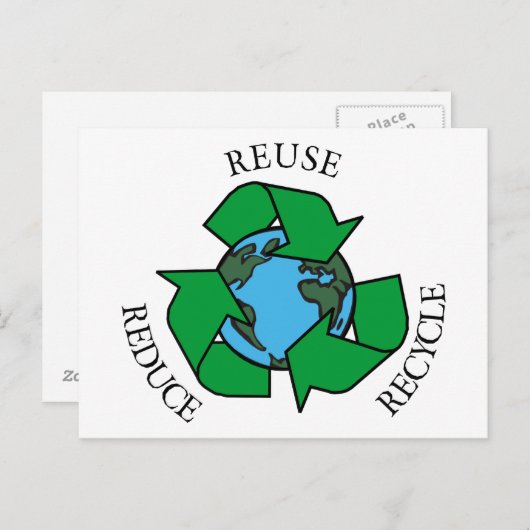 Carte Postale Recycler (Devant / Derrière)