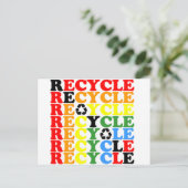 Carte Postale Recycler (Debout devant)