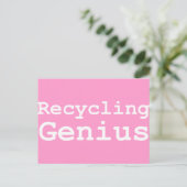 Carte Postale Recycler des dons de génie (Debout devant)
