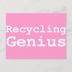 Carte Postale Recycler des dons de génie