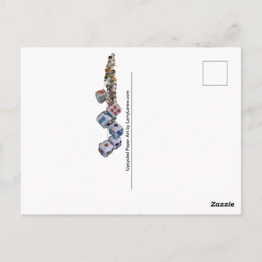 Carte Postale Recycler, Réparer, Renouveler, Réutiliser, Récupér (Dos)