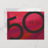 Carte Postale Red 50 Dix Anniversaire (Devant / Derrière)