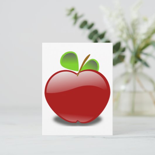 Carte postale RED APPLE (Debout devant)