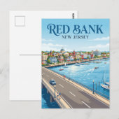 Carte Postale Red Bank New Jersey (Devant / Derrière)