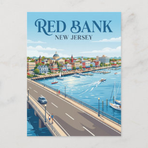 Carte Postale Red Bank New Jersey