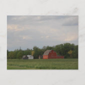 Carte postale Red Barn (Devant)