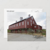 Carte Postale Red Barn : Westminster, MD (Devant / Derrière)