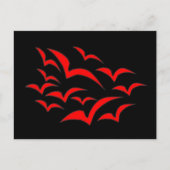 Carte postale Red Bat Cloud (Devant)