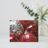 Carte postale Red Baubles (Debout devant)