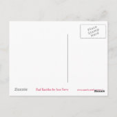 Carte postale Red Baubles (Dos)