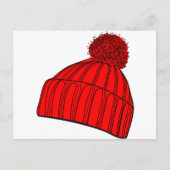 Carte Postale Red Beanie (Devant)